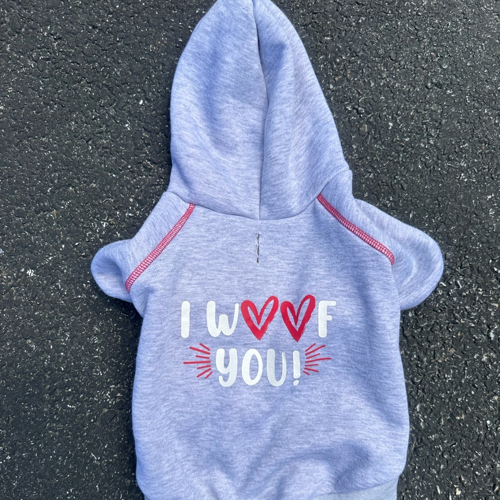 Dog sweatshirt size medium